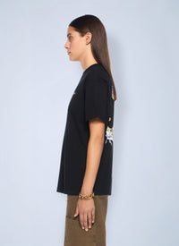 Off-White Off-White Women Arrow Glass Flower Regular Logo T-Shirt