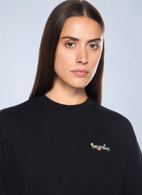 Off-White Off-White Women Arrow Glass Flower Regular Logo T-Shirt