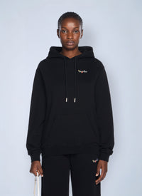 Off-White Women Arrow Glass Flower Logo Hooded Sweatshirt