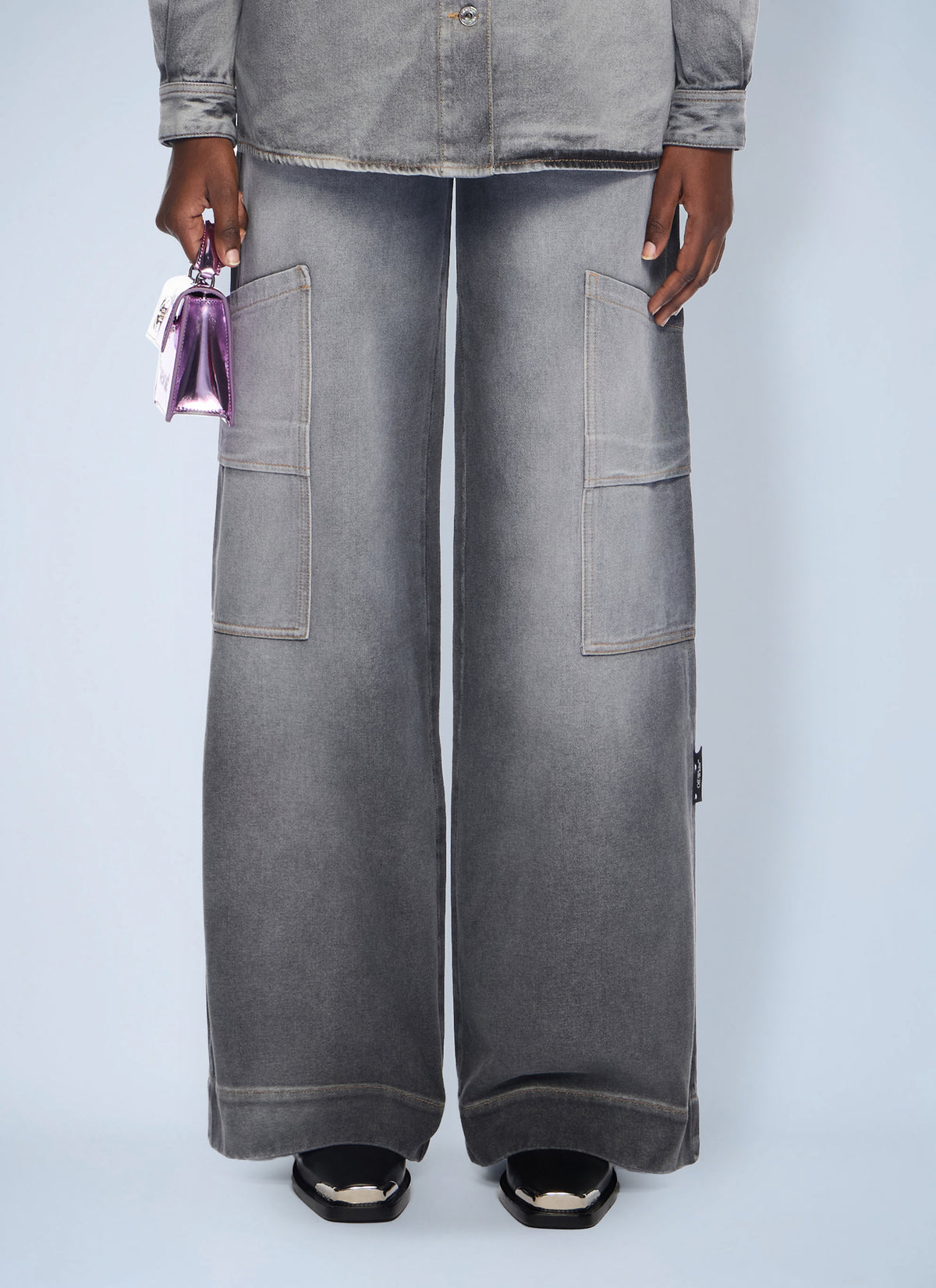Off-White Off-White Women Denim Toybox Cargo Pants