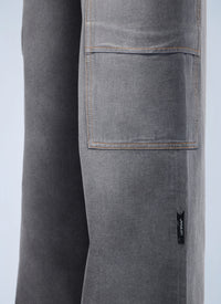 Off-White Off-White Women Denim Toybox Cargo Pants