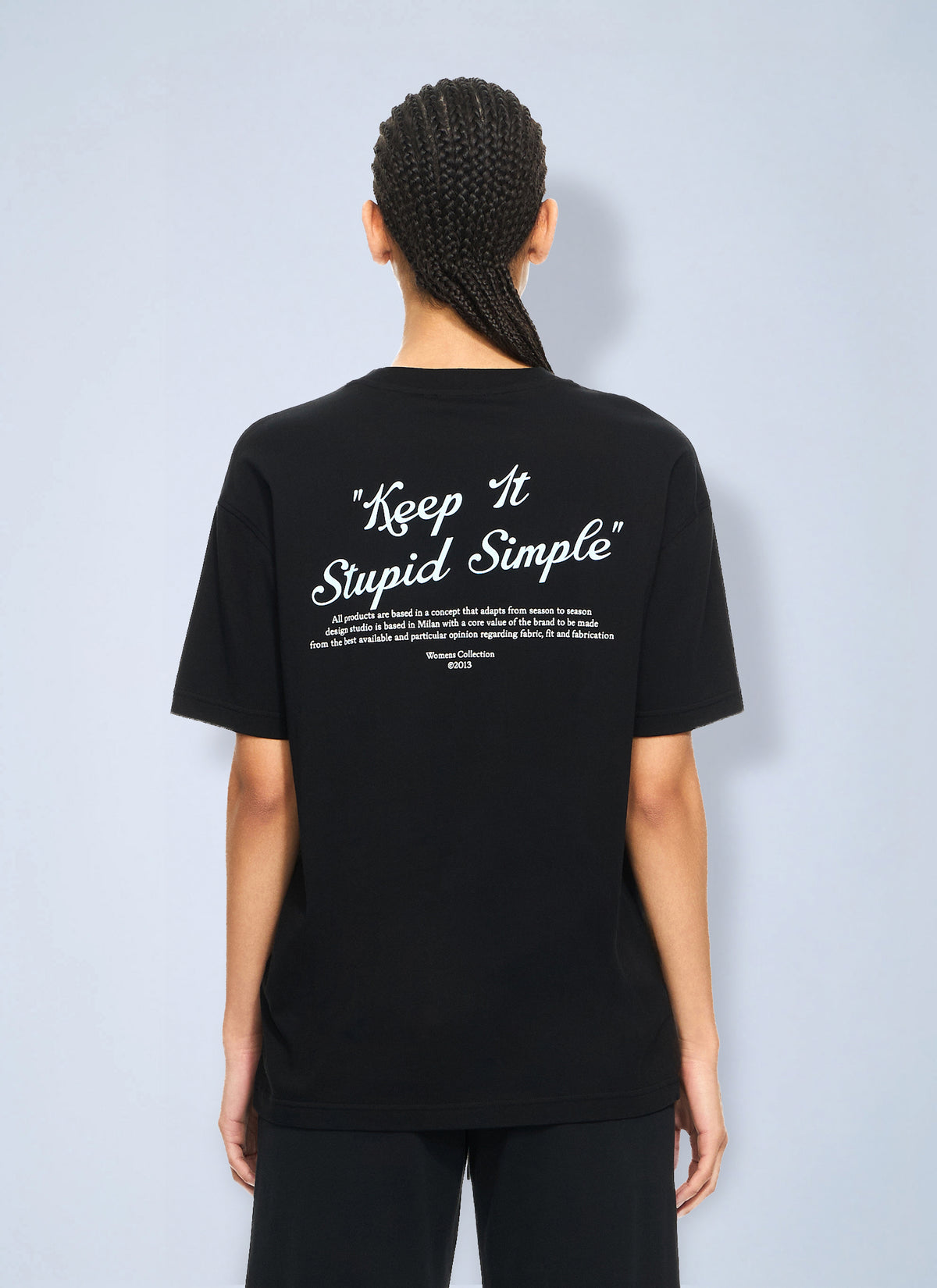 Off-White Off-White Women Kiss Quote T-Shirt