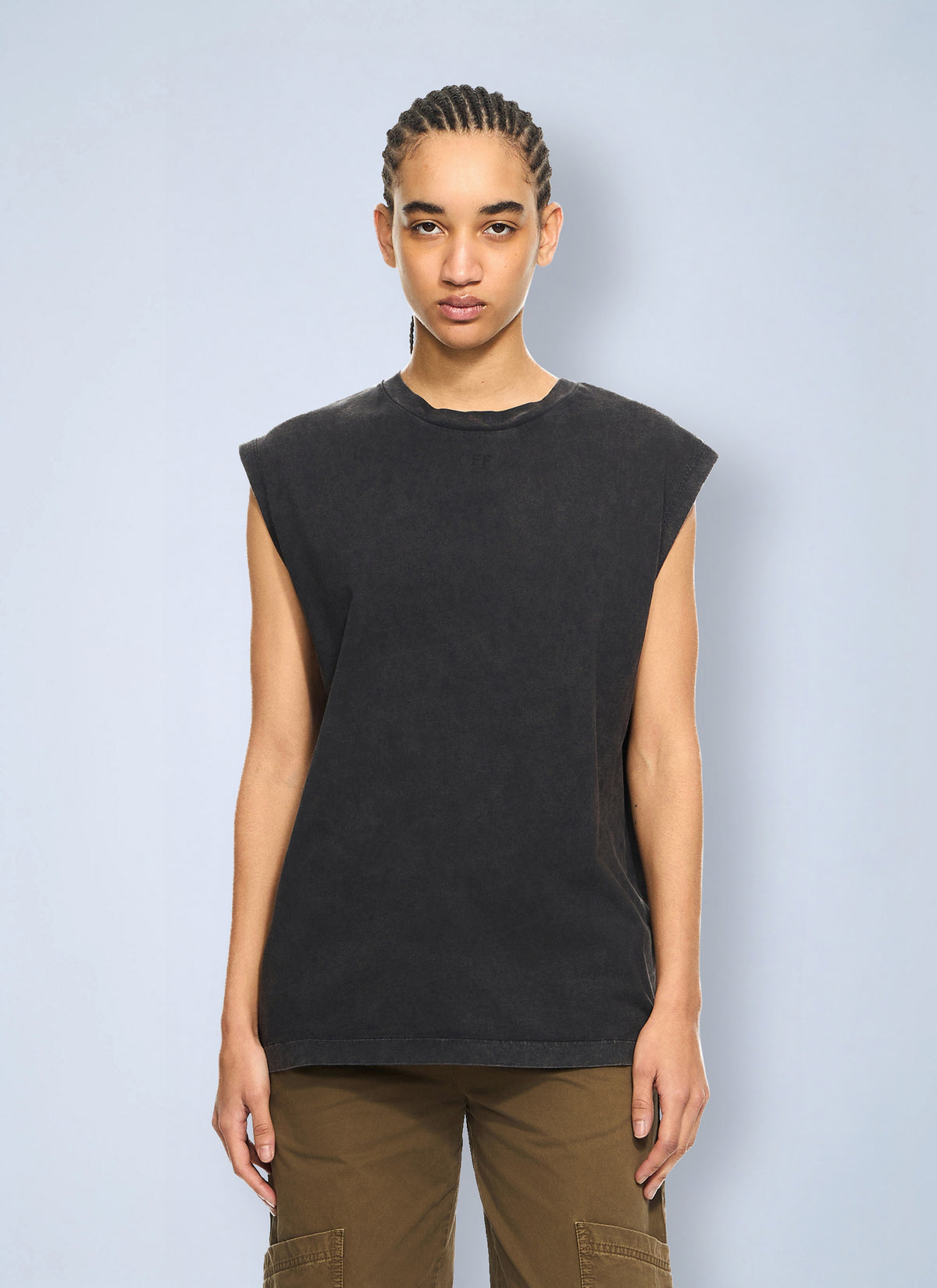 Off-White Off-White Women Butterfly Patch Open Back Tank Top
