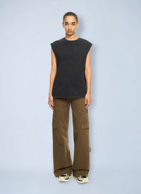 Off-White Off-White Women Butterfly Patch Open Back Tank Top