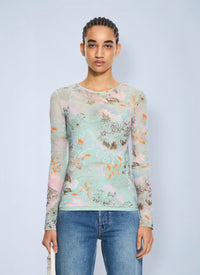 Off-White Women Light Jersey Storytelling Double Top