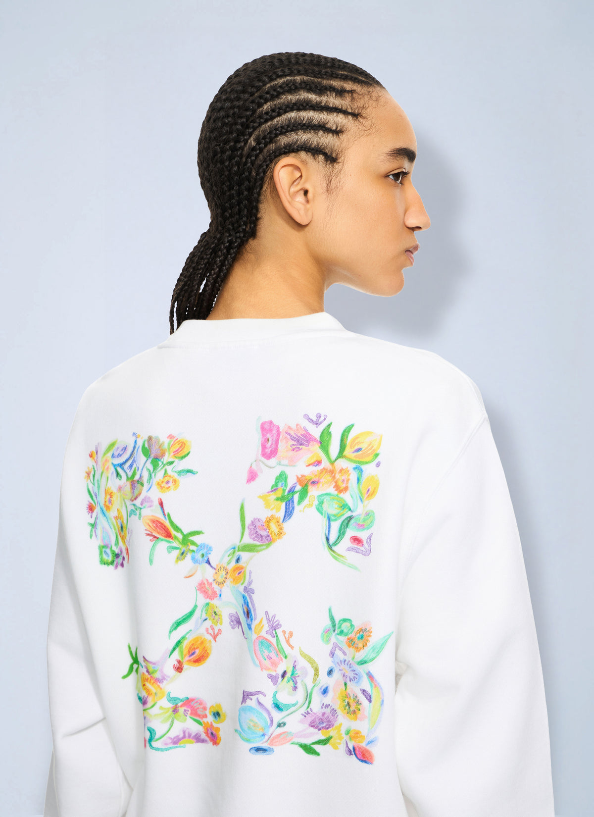 Off-White Off-White Women Arrow Glowing Flower Sweatshirt