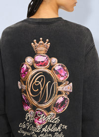 Off-White Off-White Women Royal Jewels Sweatshirt