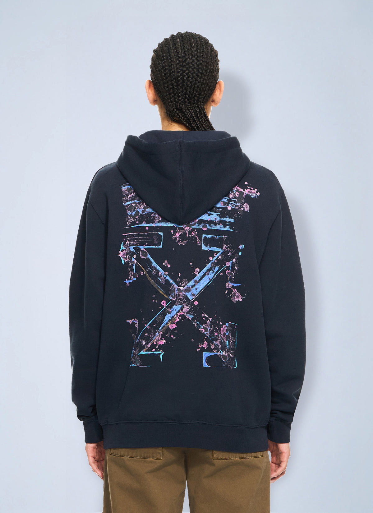 Off-White Off-White Women Dripped Watercolor Arrow Hoodie