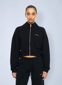 Off-White Off-White Women Arrow Leaves Zip Up Sweatshirt