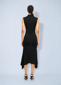 Off-White Women Fluid Sleeveless Midi Dress