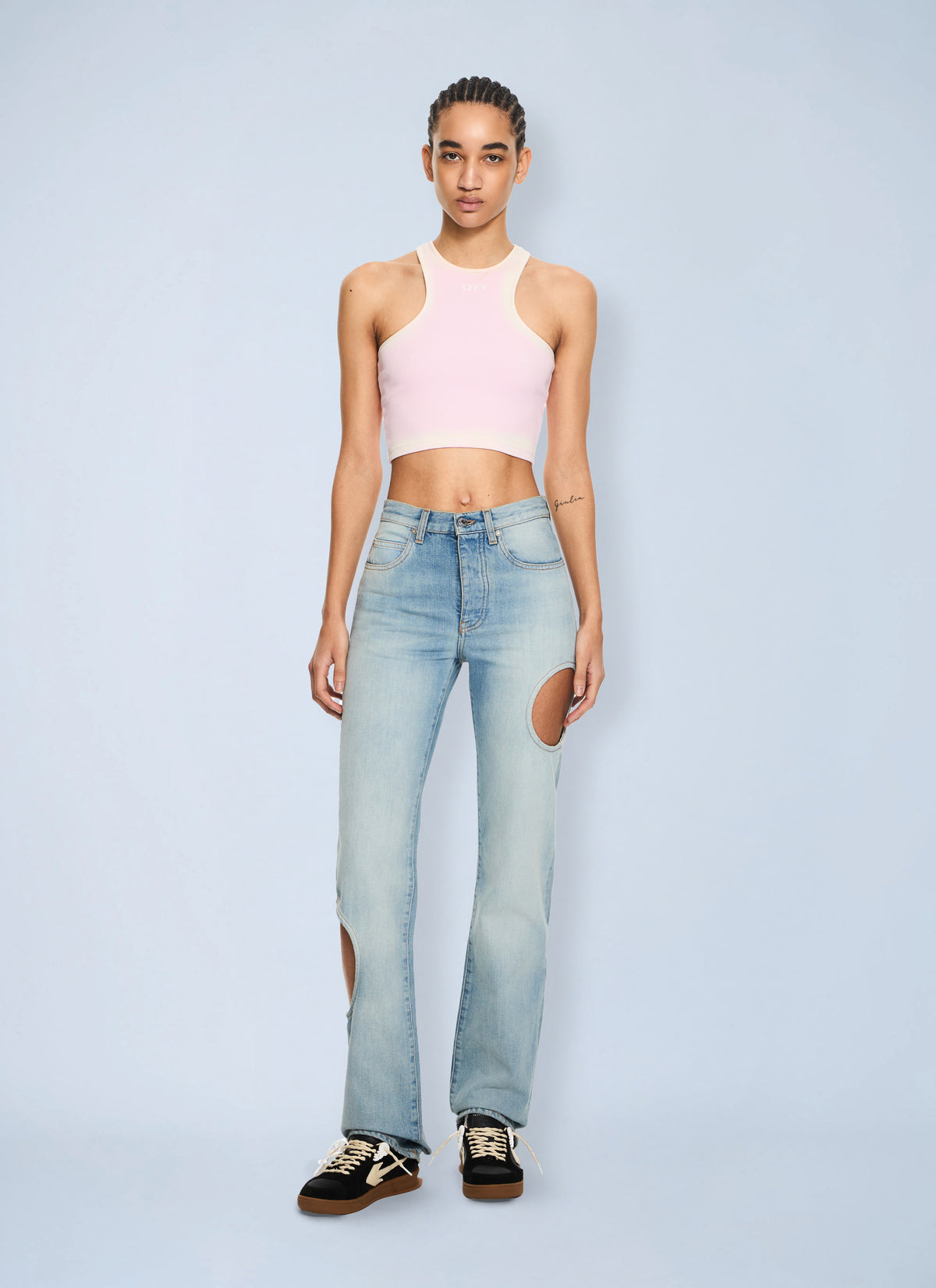 Off-White Women New Meteor Denim Pants