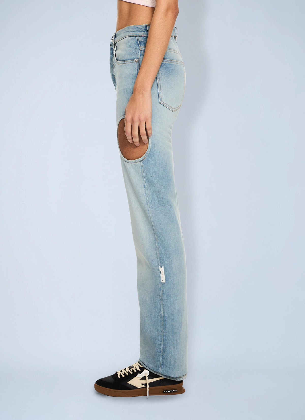 Off-White Women New Meteor Denim Pants