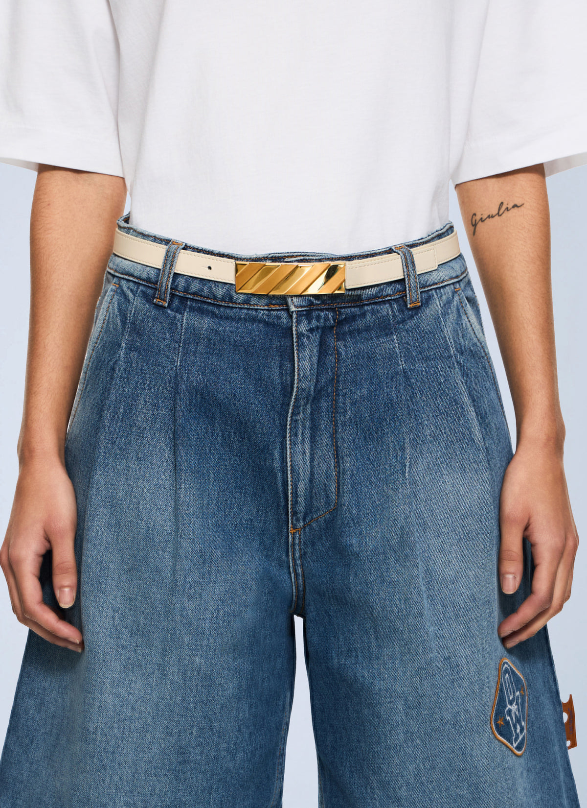 Off-White Off-White Women Diagonal Belt 25Mm