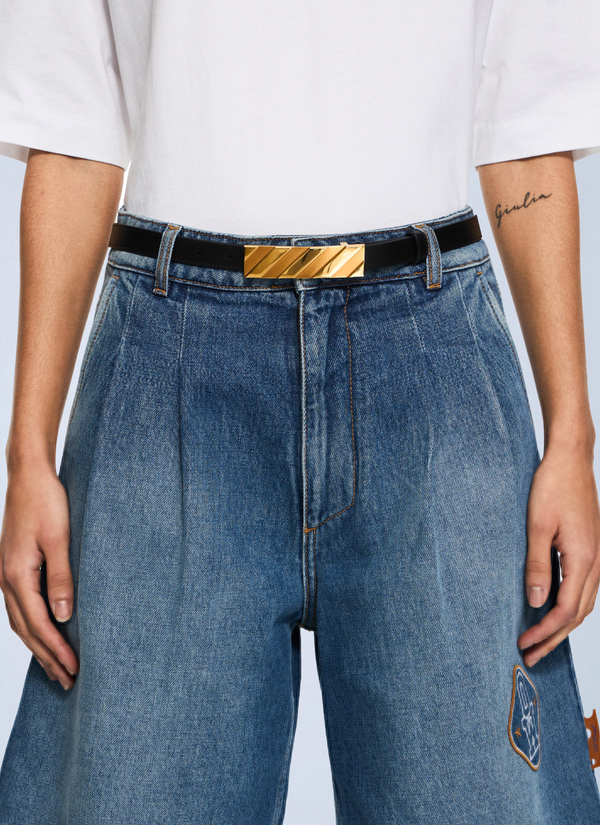 Off-White Off-White Women Diagonal Belt 25Mm