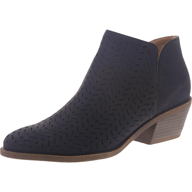 Payton Womens Faux Leather Ankle Chelsea Boots