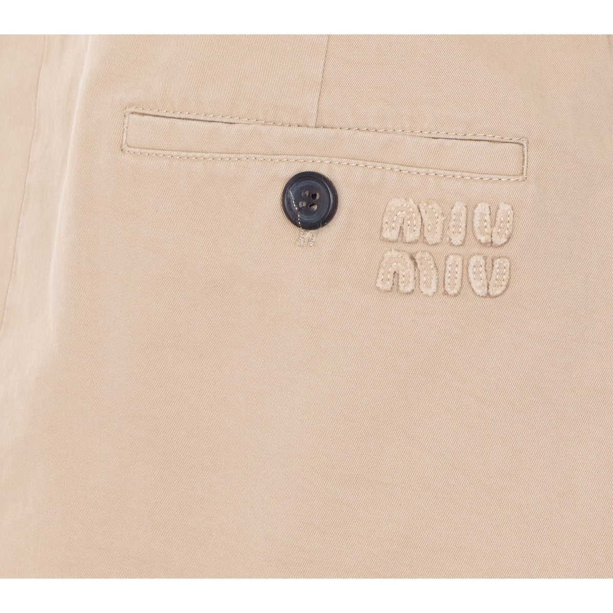 Miu Miu Women Old Gabardine Miniskirt