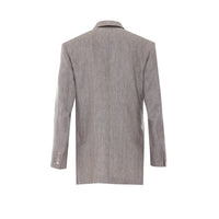 Max Mara Max Mara Women Olimpia Chevron Linen Double Breasted Blazer