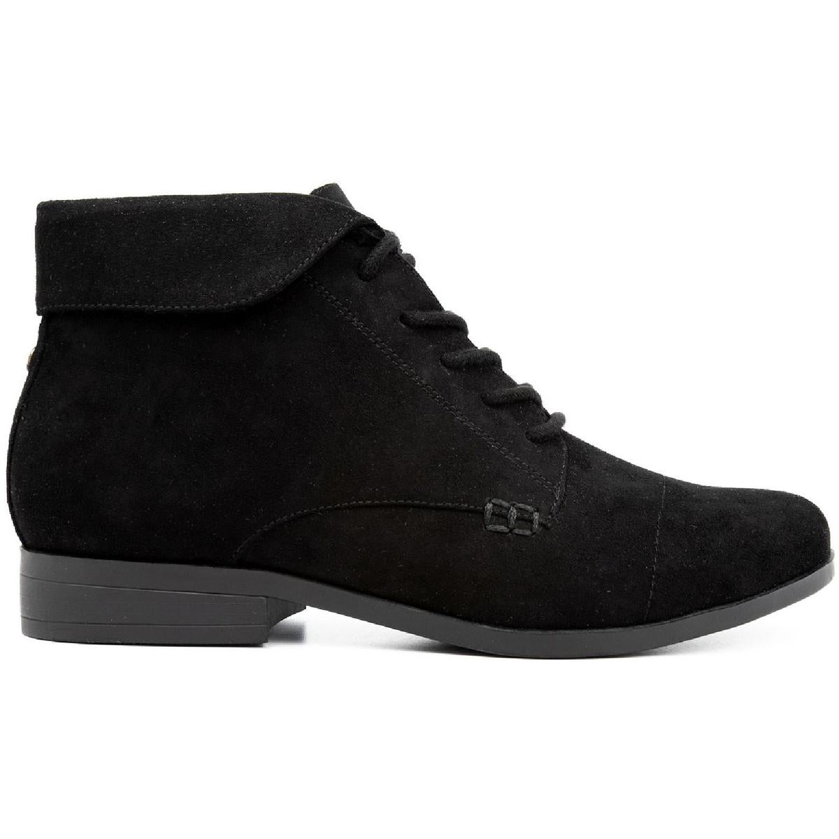 Clora Womens Padded Insole Ankle Combat & Lace-up Boots