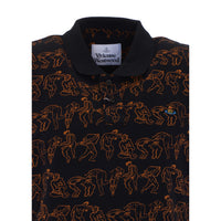 Vivienne Westwood Men Orb Logo Printed Classic Polo