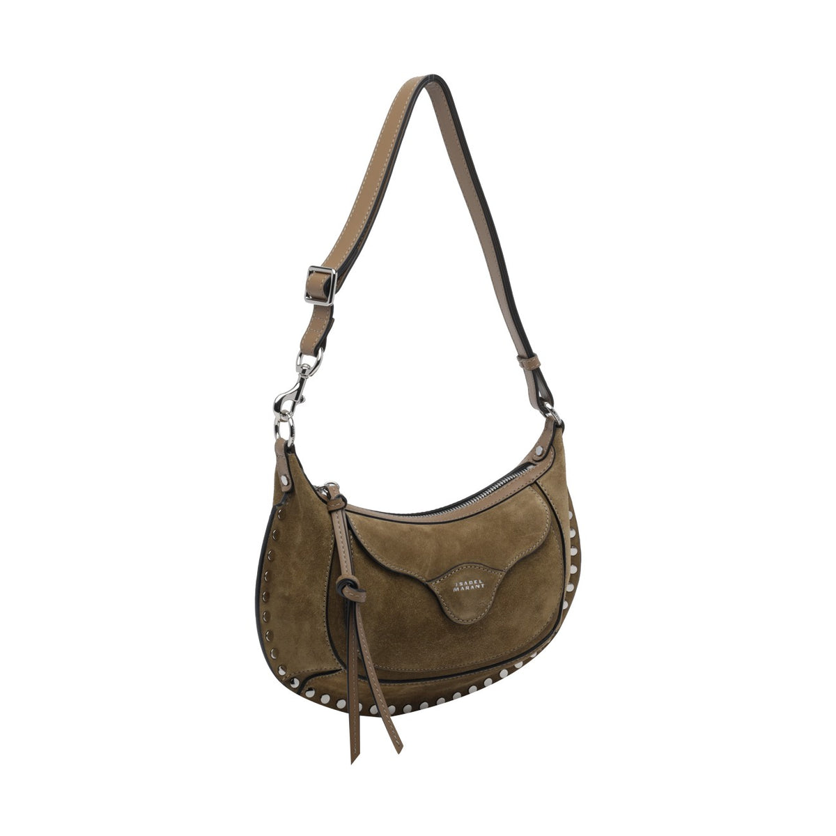 Isabel Marant Women Oskan Moon Suede Shoulder Bag