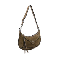 Isabel Marant Women Oskan Moon Suede Shoulder Bag