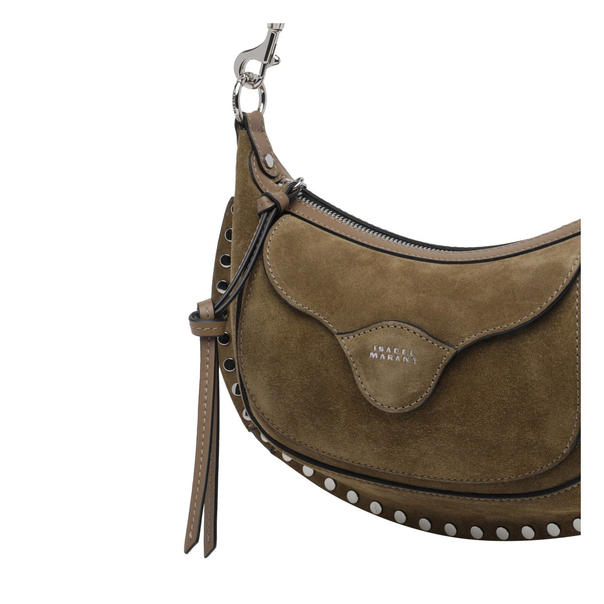 Isabel Marant Women Oskan Moon Suede Shoulder Bag