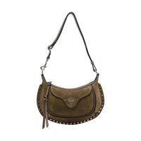 Isabel Marant Women Oskan Moon Suede Shoulder Bag