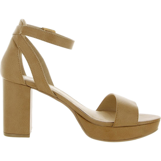 GO ON Womens Ankle Strap Pumps