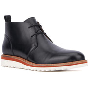 Lewis Mens Leather Ankle Chukka Boots