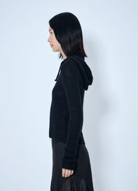 Our Legacy Women Compact Hooded Zip-Up Cardigan