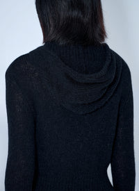 Our Legacy Women Compact Hooded Zip-Up Cardigan