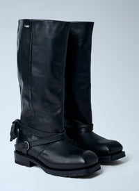 Our Legacy Women High Engine Leather Boots