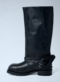 Our Legacy Women High Engine Leather Boots