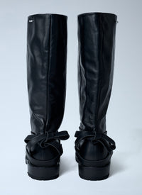 Our Legacy Women High Engine Leather Boots