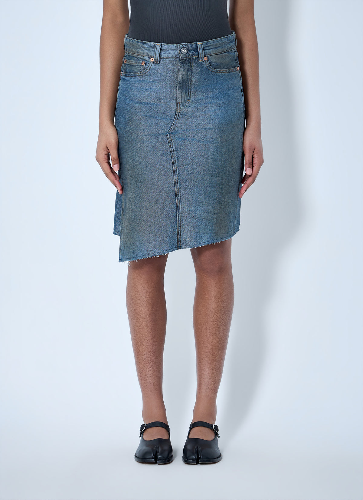 Our Legacy Our Legacy Women Asymmetric Denim Skirt