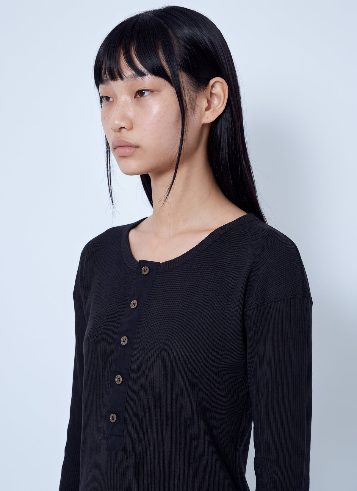 Our Legacy Women Gentle Henley Longsleeve