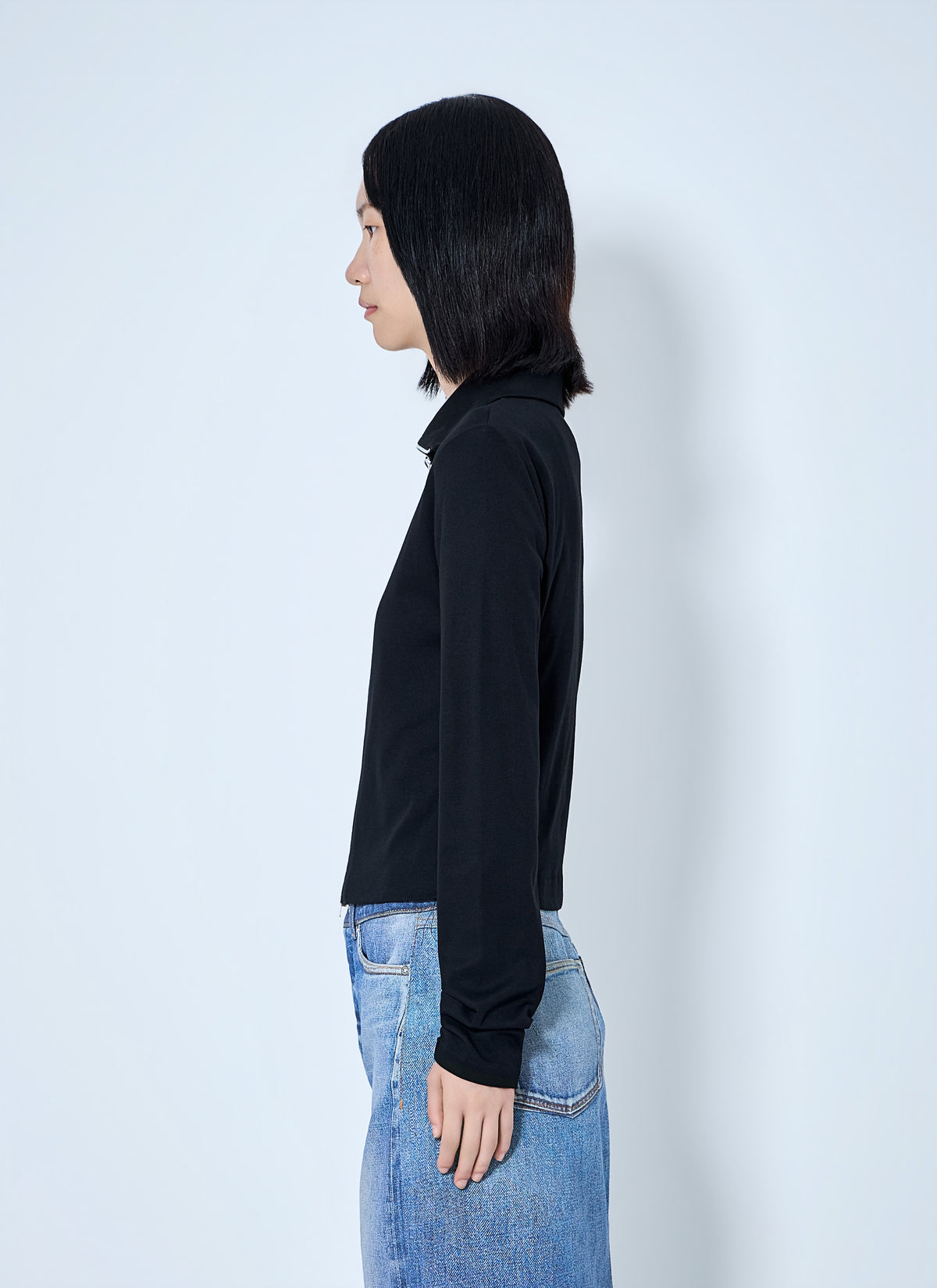 Our Legacy Our Legacy Women Slim Zip Longsleeve Top