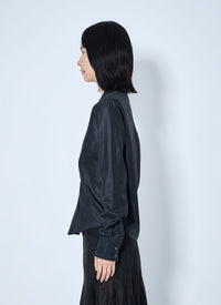 Our Legacy Women Slim Zip Shirt