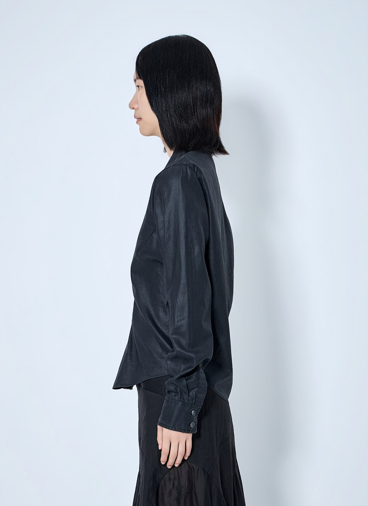 Our Legacy Women Slim Zip Shirt