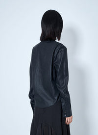 Our Legacy Women Slim Zip Shirt