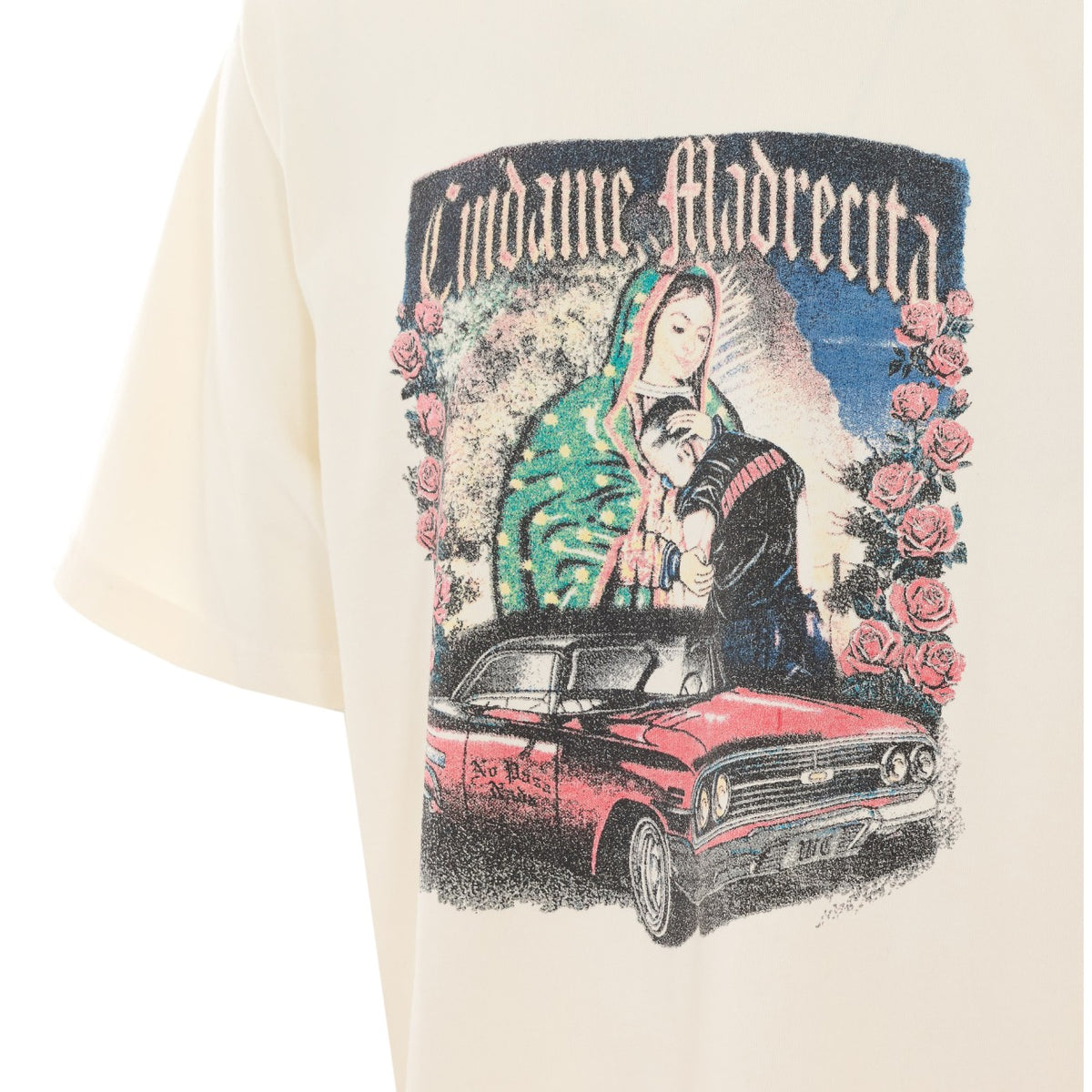 Willy Chavarria Men Oversize Cuidame Madrecita Standard T-Shirt