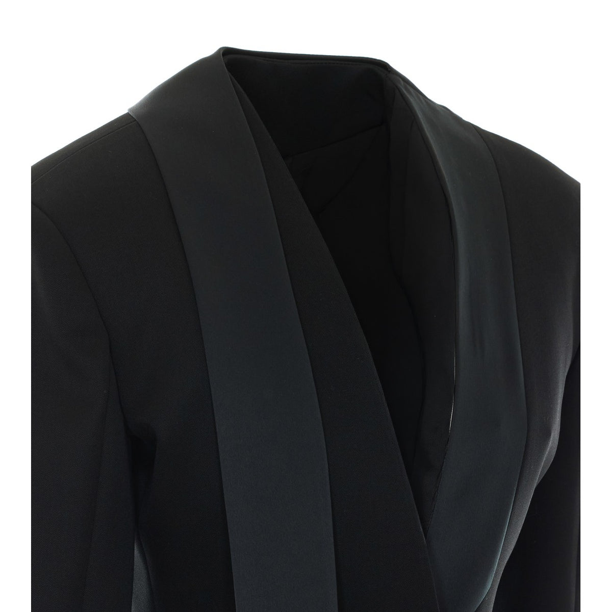 The Attico Women Oversized Ribbon Shawl Lapel Blazer