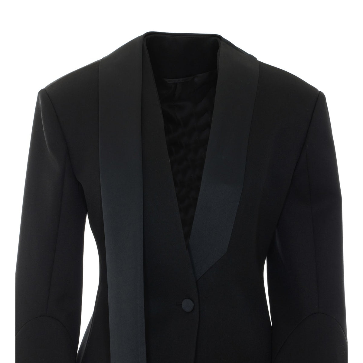 The Attico Women Oversized Ribbon Shawl Lapel Blazer