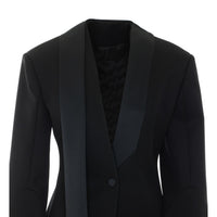 The Attico Women Oversized Ribbon Shawl Lapel Blazer