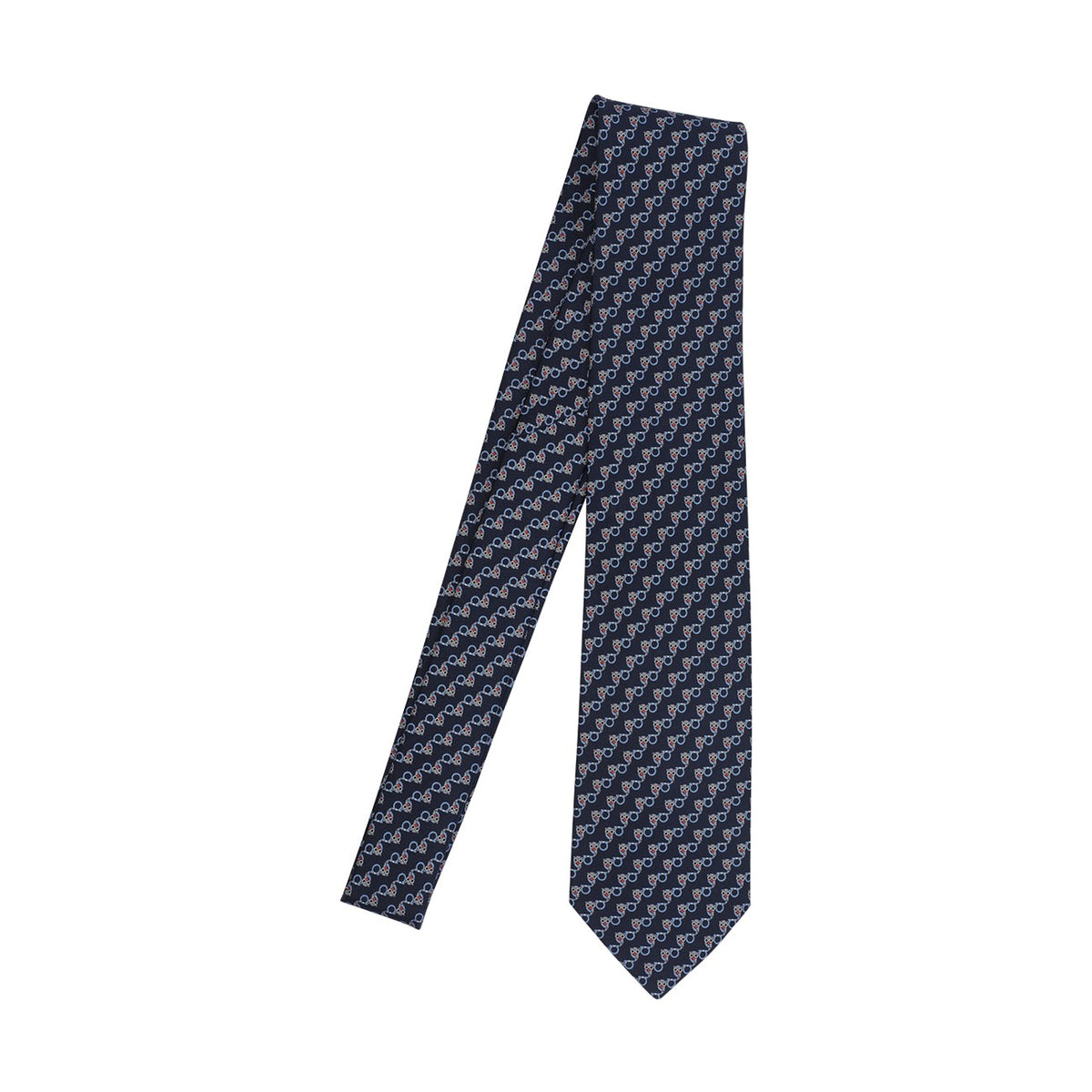 Ferragamo Ferragamo Men Owl Print Silk Tie