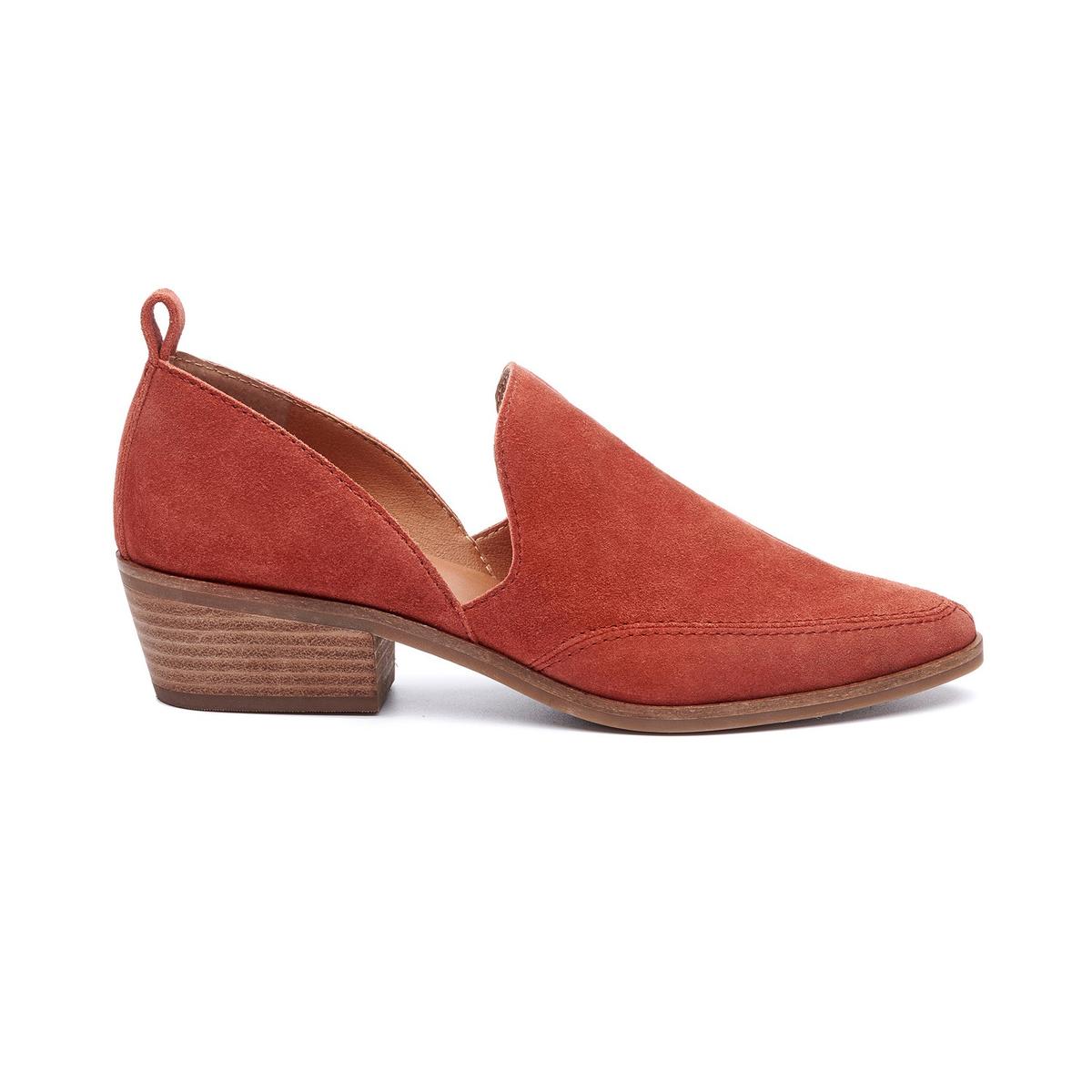 Mahzan Womens Comfort Insole Slip On Loafer Heels