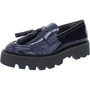 Balinna Womens Patent Loafer Heels