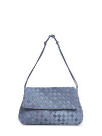 Bottega Veneta Women Cloudy Indigo Giorno Pouch