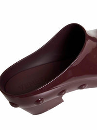 BOTTEGA VENETA Bottega Veneta Women Deep Mahogany Rubber Gondola Clogs