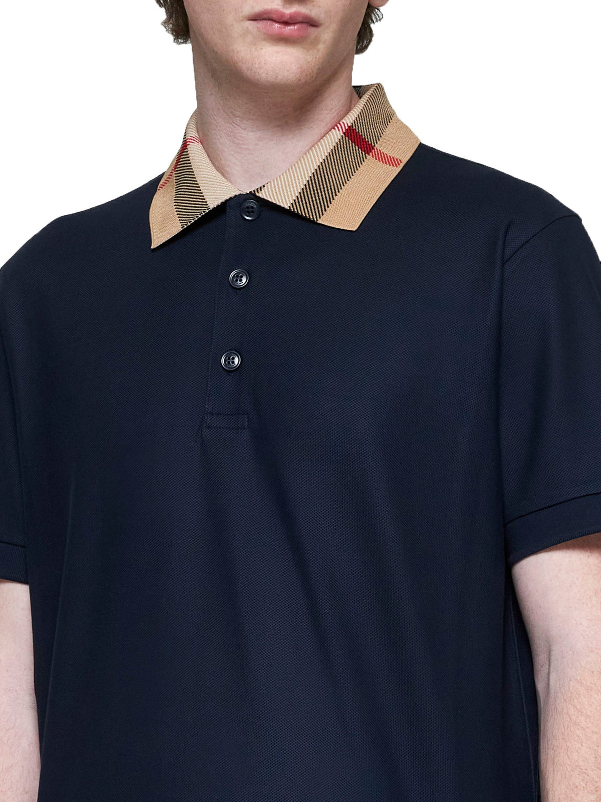 Burberry Men Polo In Cotone "Burberry"